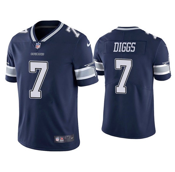 Womens Dallas Cowboys #7 Trevon Diggs Navy Vapor Untouchable Limited Stitched Jersey->women nfl jersey->Women Jersey